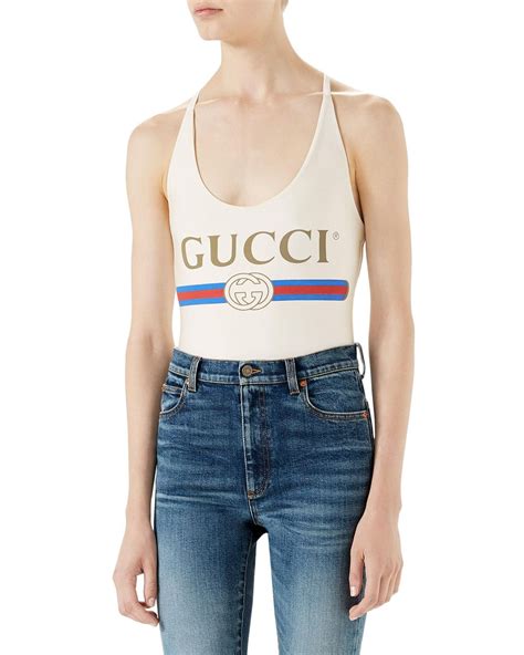 gucci corsett|Gucci logo bodysuit.